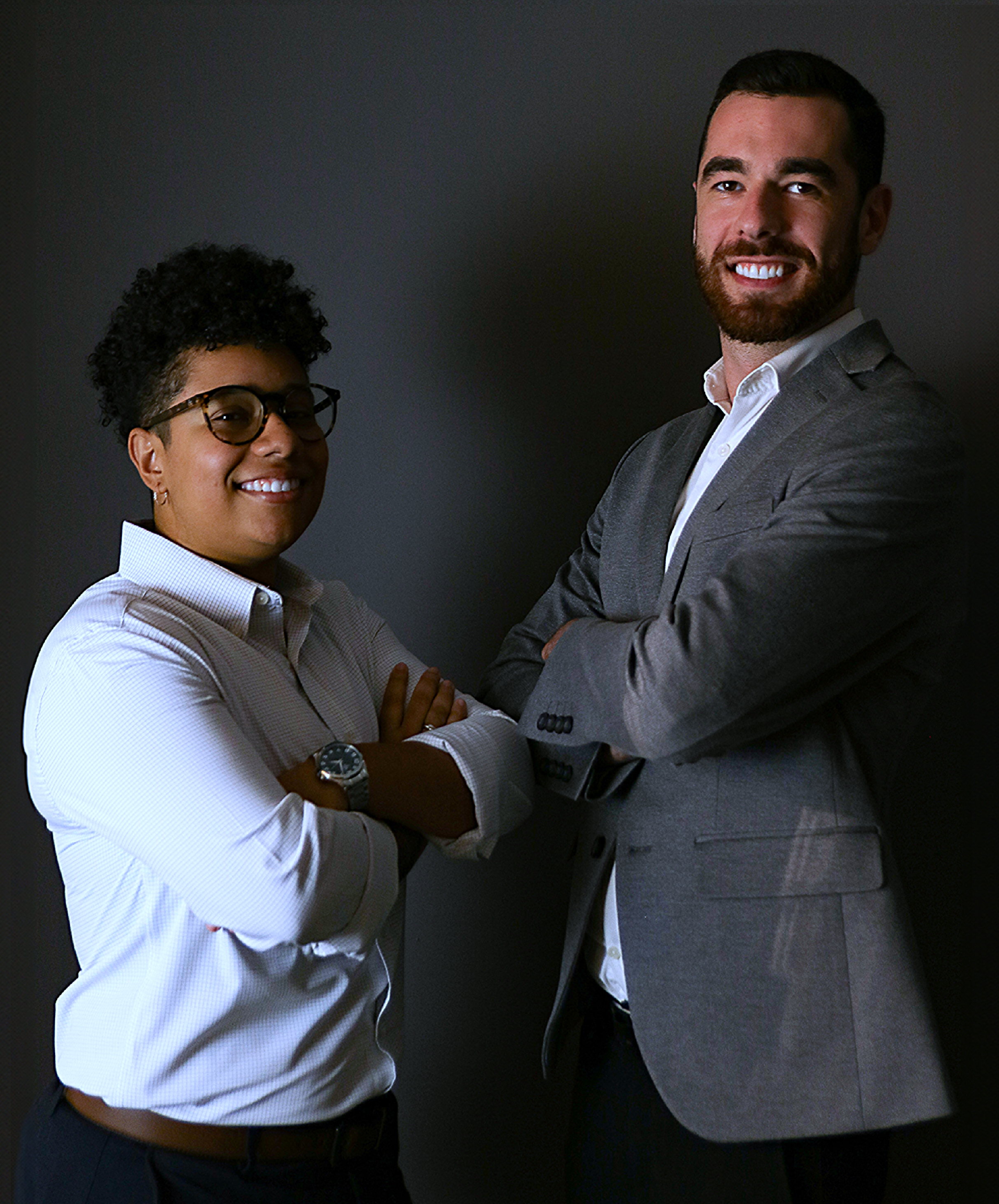 Customer support representative helping customers